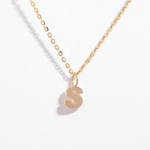- S - Necklace | 9ct Gold