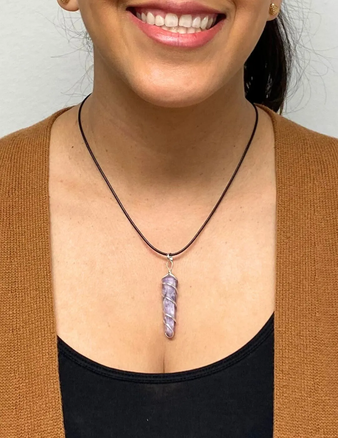 12 Pack Silver Plated Stone Necklace, Only $3.80 ea.!