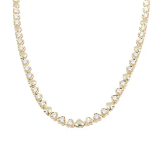 18K Yellow Gold Tdw. 2.16ct Diamond Necklace - 20759919