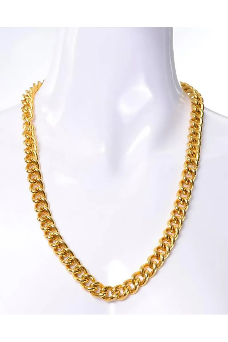 1980's Vintage Givenchy Heavy Gold Chain Necklace