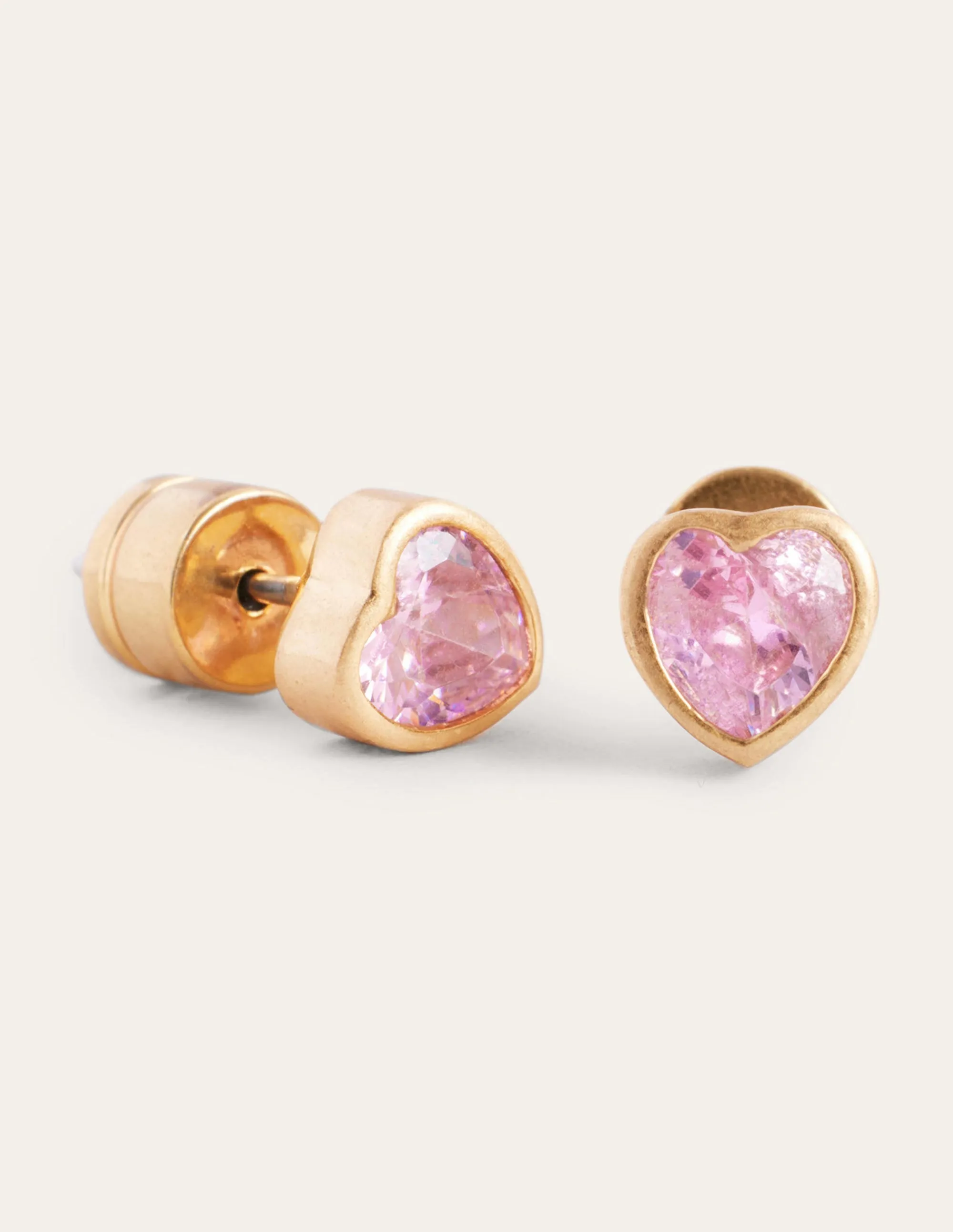 2-Pack Heart Stud Earrings-Multi