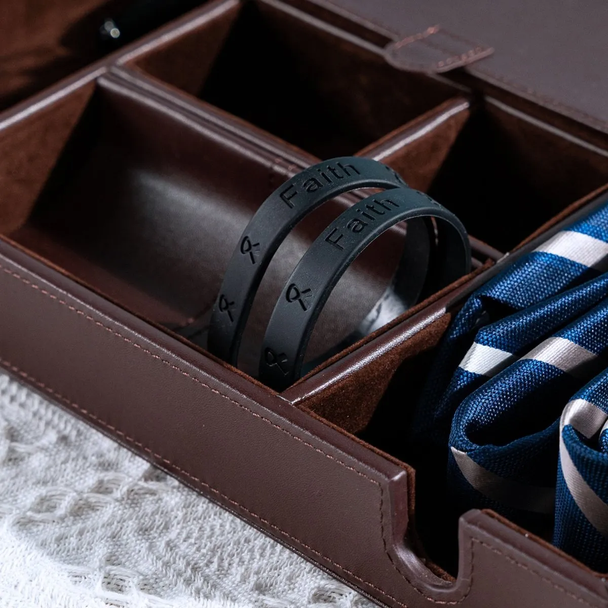 25 Black Silicone Bracelets - $16.99