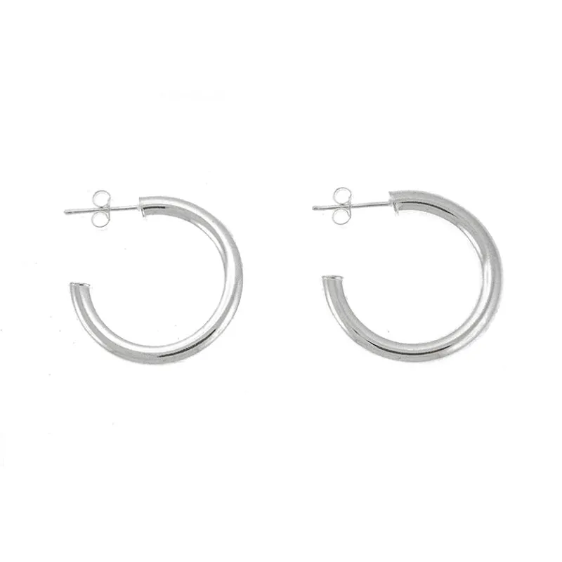 4mm Post Hoops