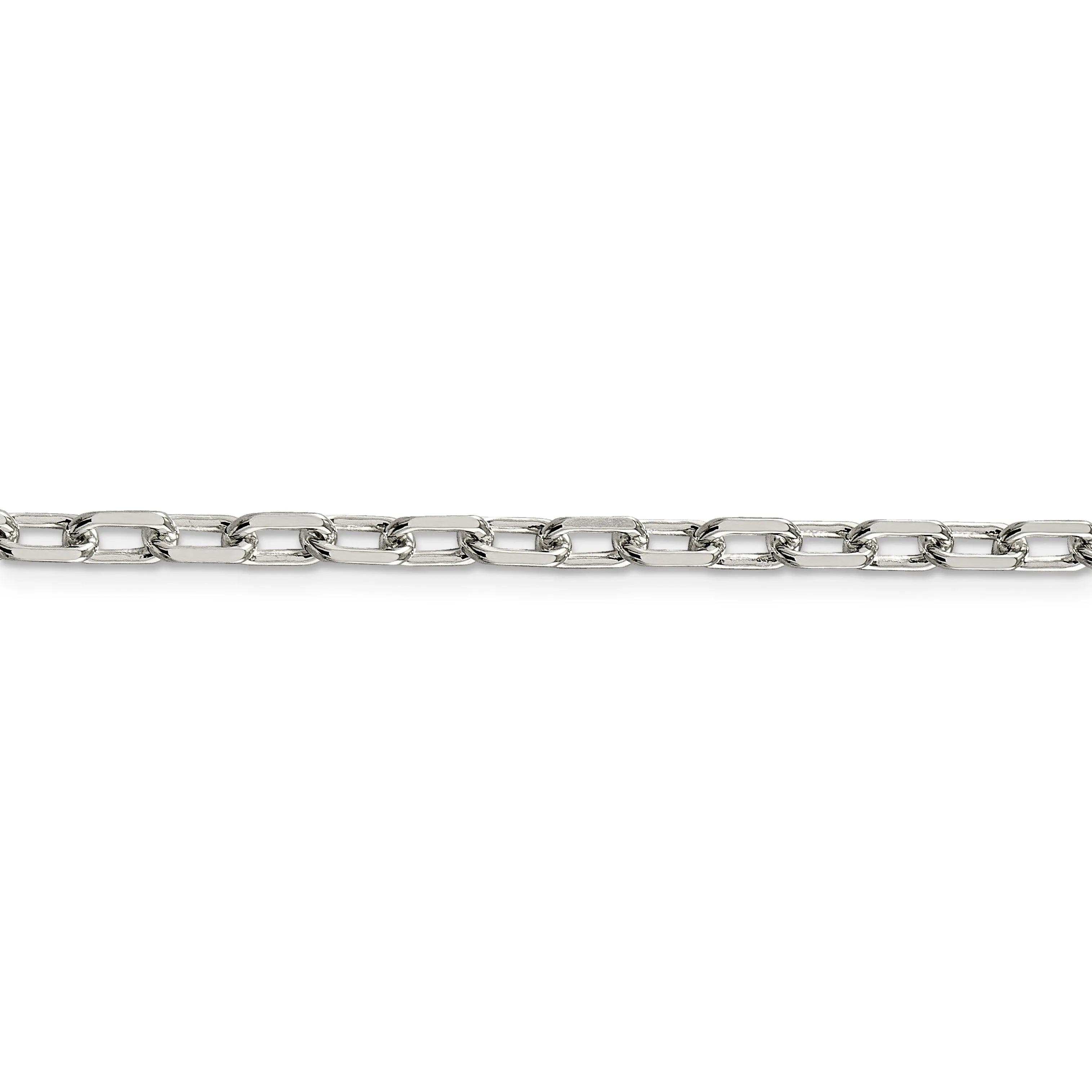 925 Silver 4.30-mm Thickness Fancy D.C Open Link Cable Chain