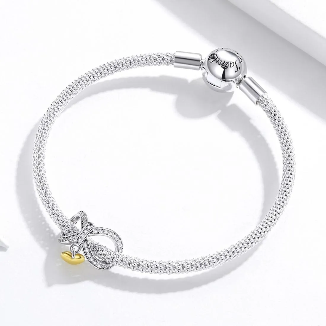 925 Sterling Silver Infinite Love Necklace & Bracelet Charm
