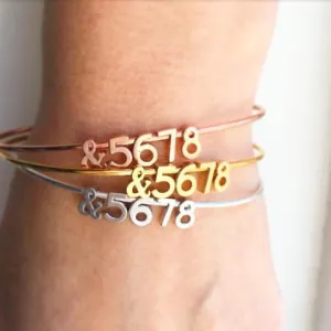 925 Sterling Silver Personalized Name Bracelet &5678 Dance Teacher Gift-White Gold Plated