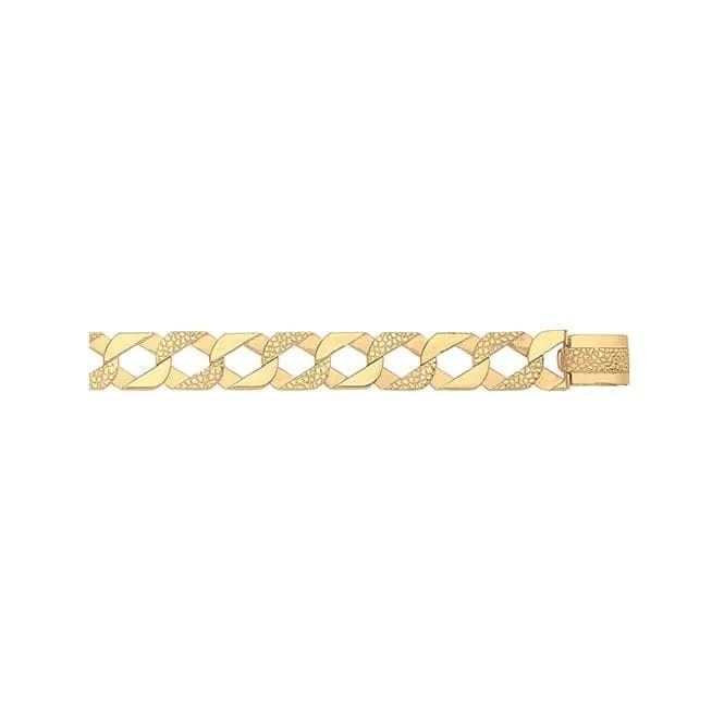 9ct Yellow Gold Men's Bracelet BR523/08