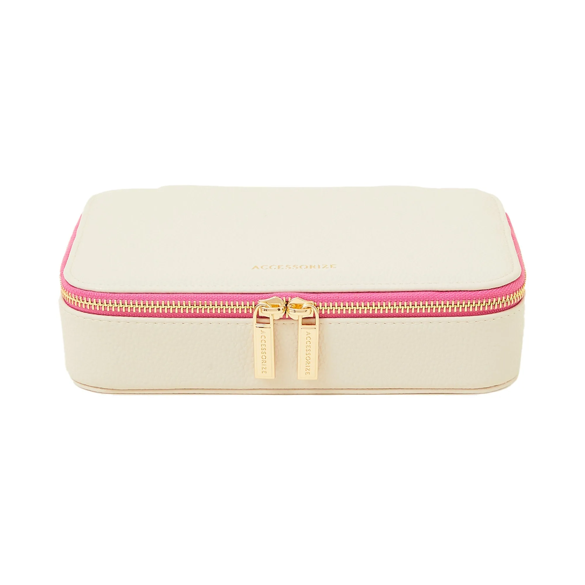Accessorize London Women's Cream Large Jewellery Box