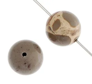 African Map Jasper 10mm Round