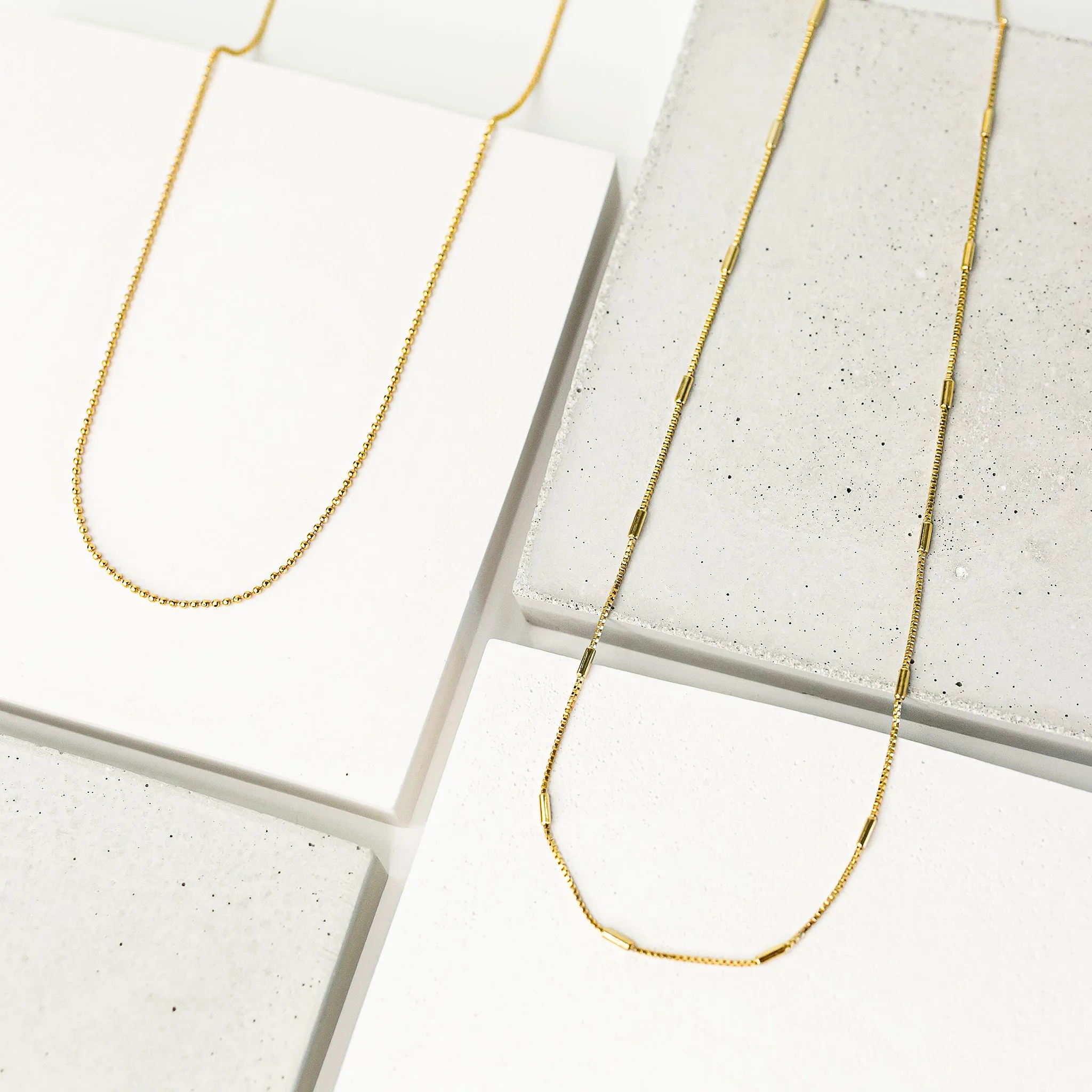 Alba   Corsica Chain Necklace Layering Set