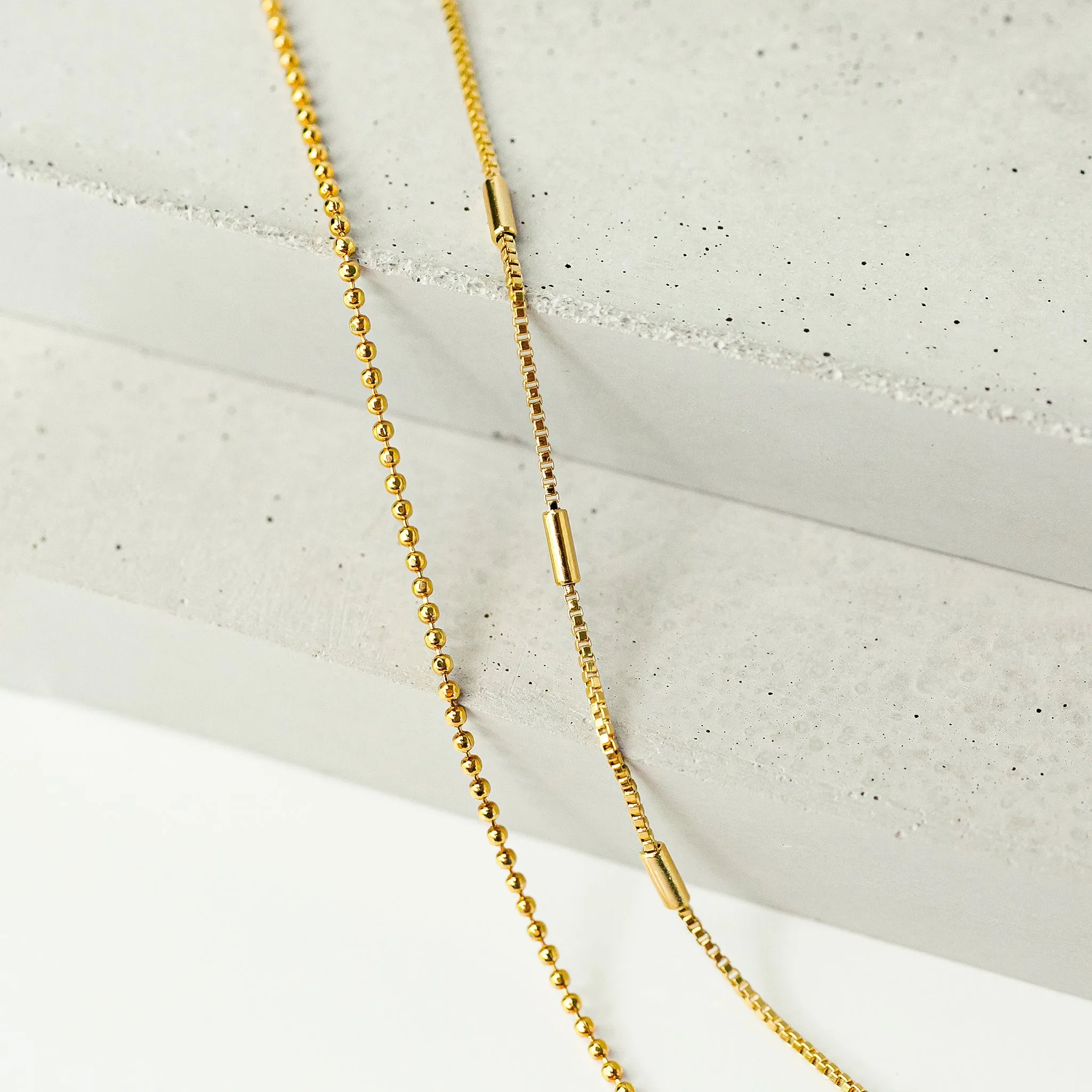 Alba   Corsica Chain Necklace Layering Set