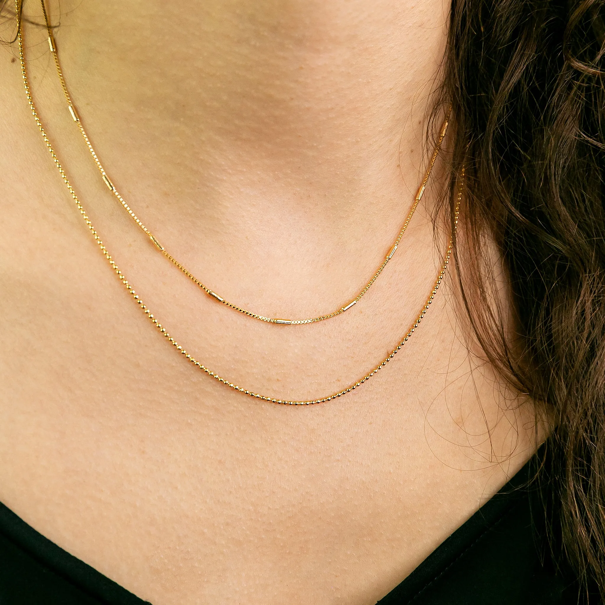Alba   Corsica Chain Necklace Layering Set