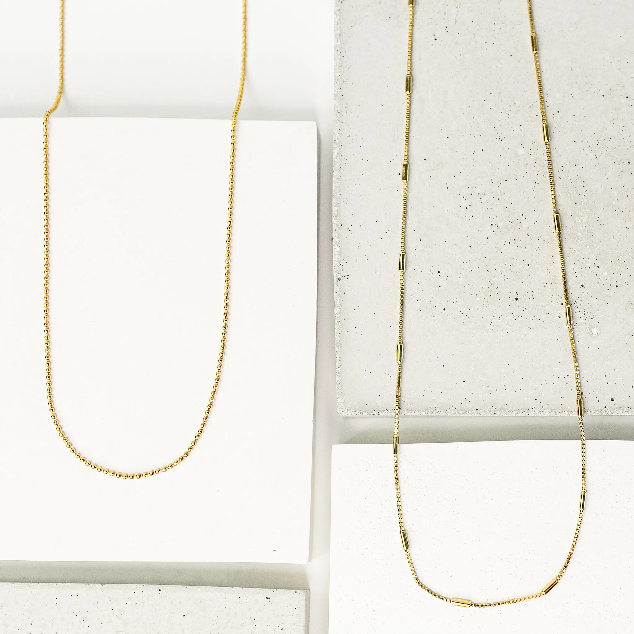 Alba   Corsica Chain Necklace Layering Set