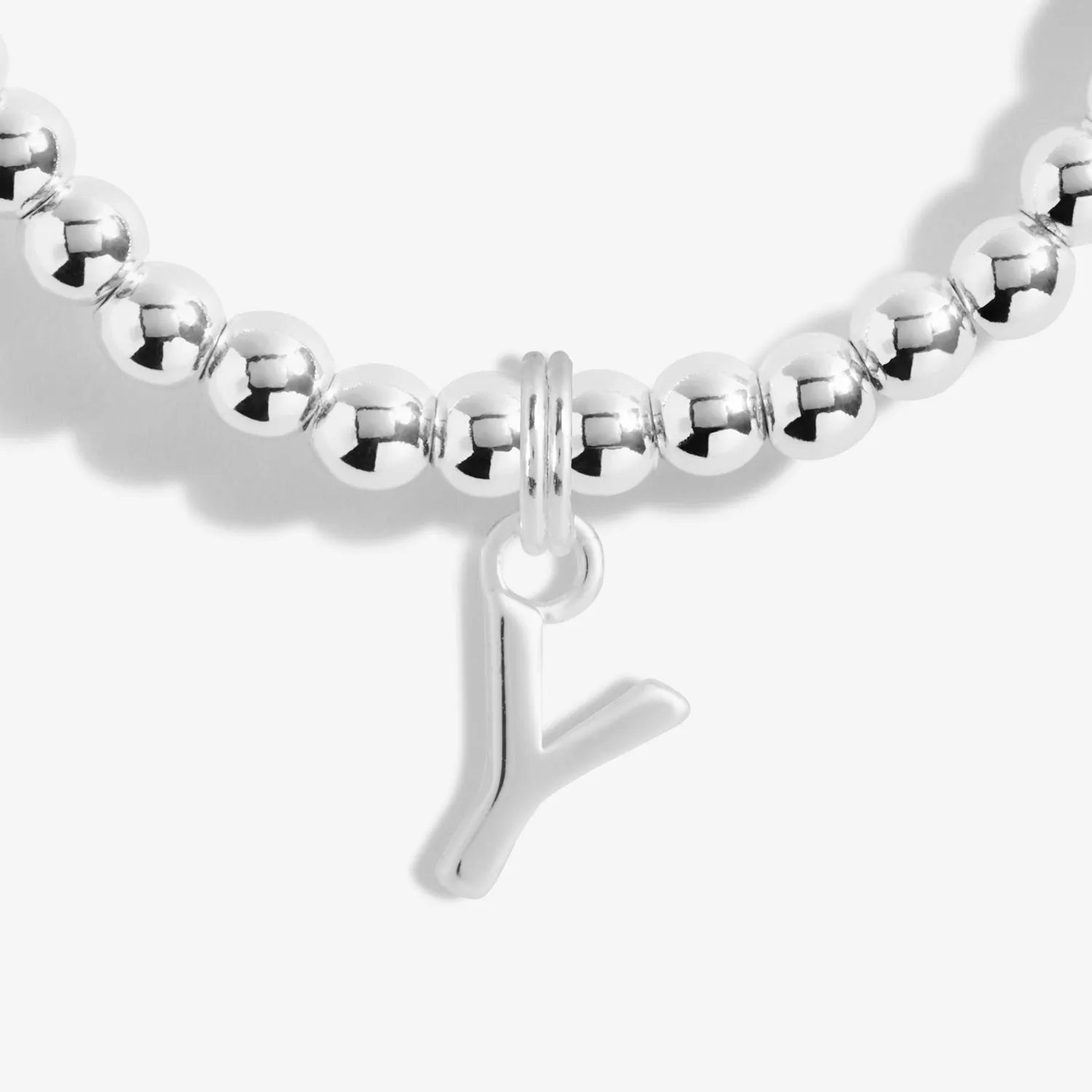 Alphabet A Little Y Silver Plated Bracelet 7766