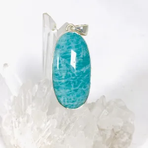 Amazonite oval pendant KPGJ3740