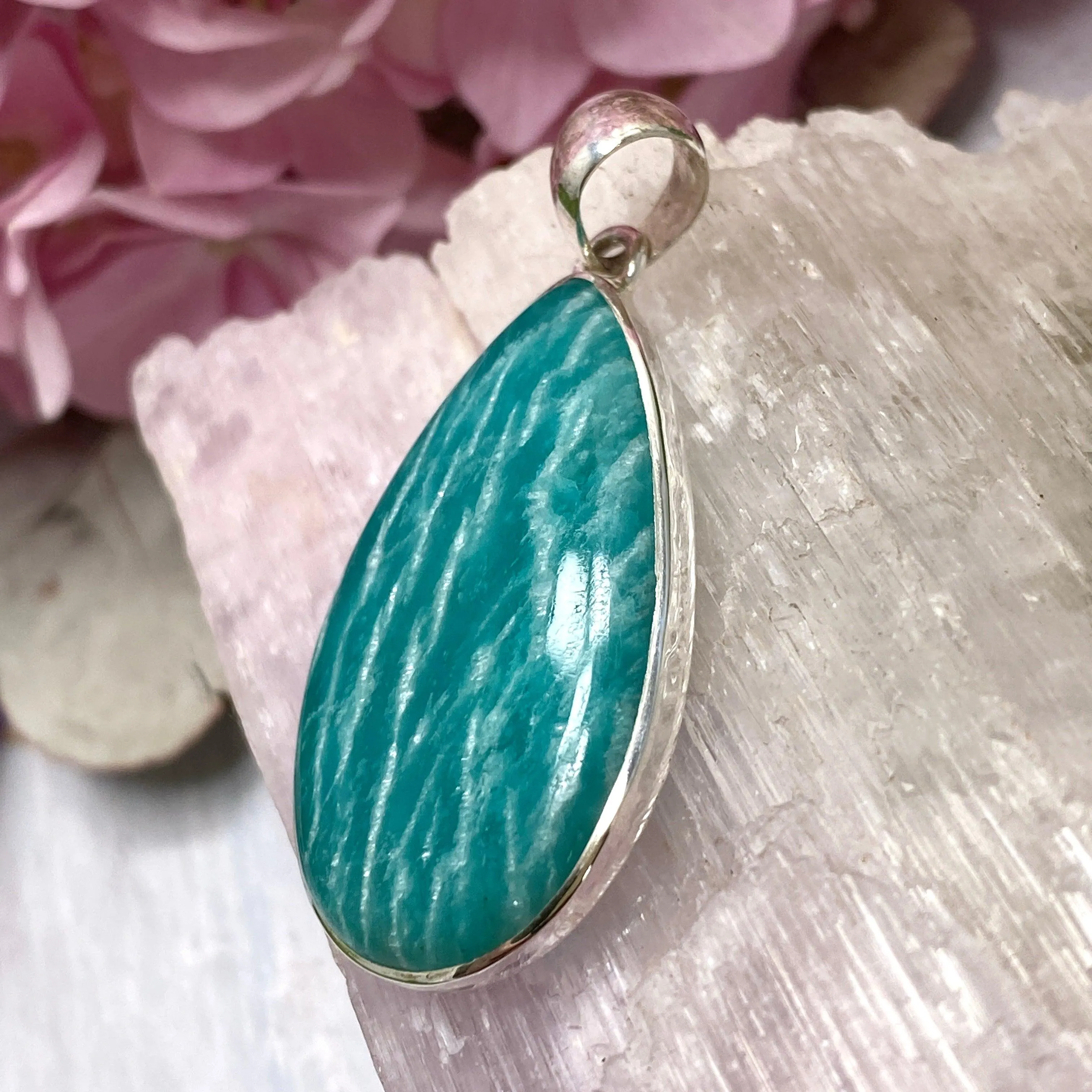 Amazonite teardrop pendant KPGJ2810