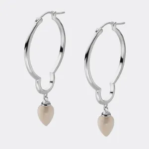Artemesia Silver Hoops