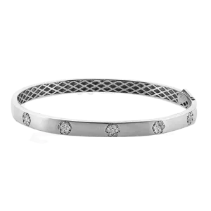 Bangle in 18k Gold with Diamonds