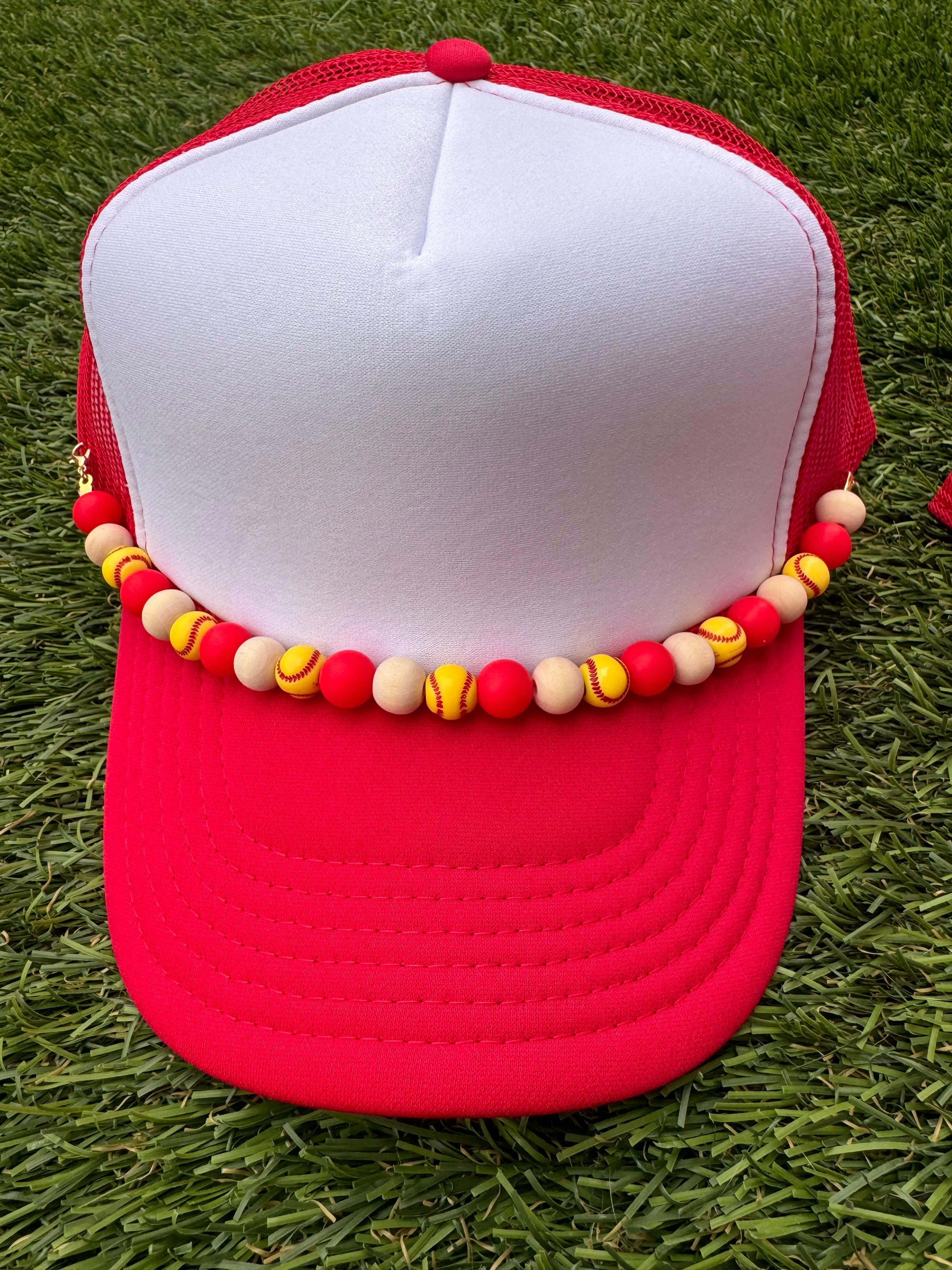 Baseball BEAD CHAINS for Trucker Hats