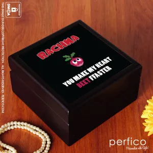 Beet Faster © Personalized Jewellery Box for Girlfriend