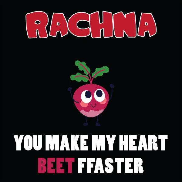 Beet Faster © Personalized Jewellery Box for Girlfriend