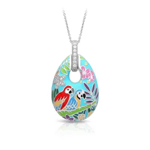 Belle Etoile Macaw Pendant - Blue & Multi