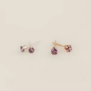 Birthstone Studs • February