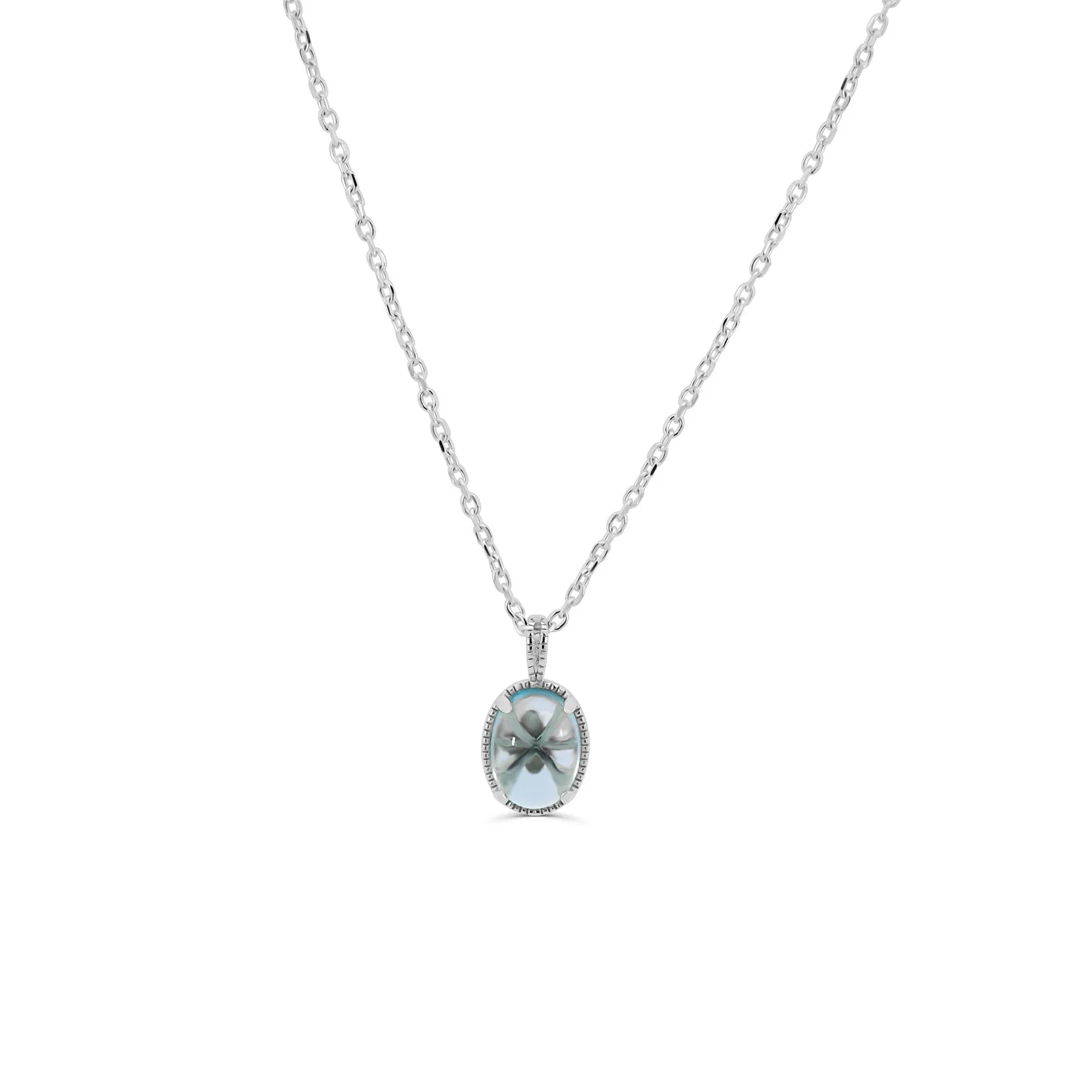 Bloom Blue Topaz Necklace