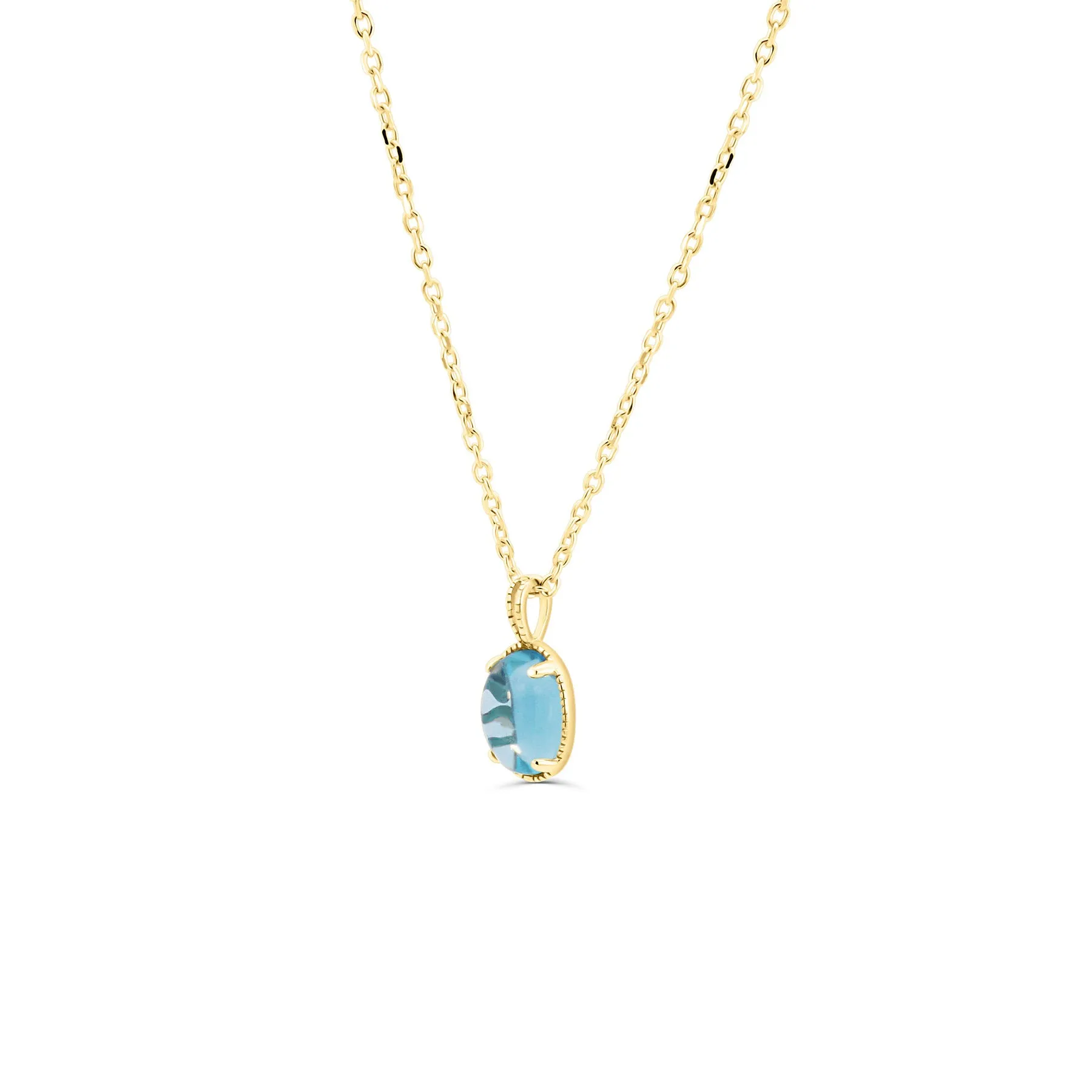 Bloom Blue Topaz Necklace