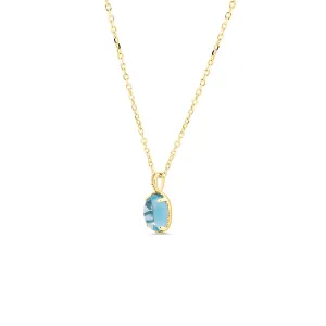 Bloom Blue Topaz Necklace