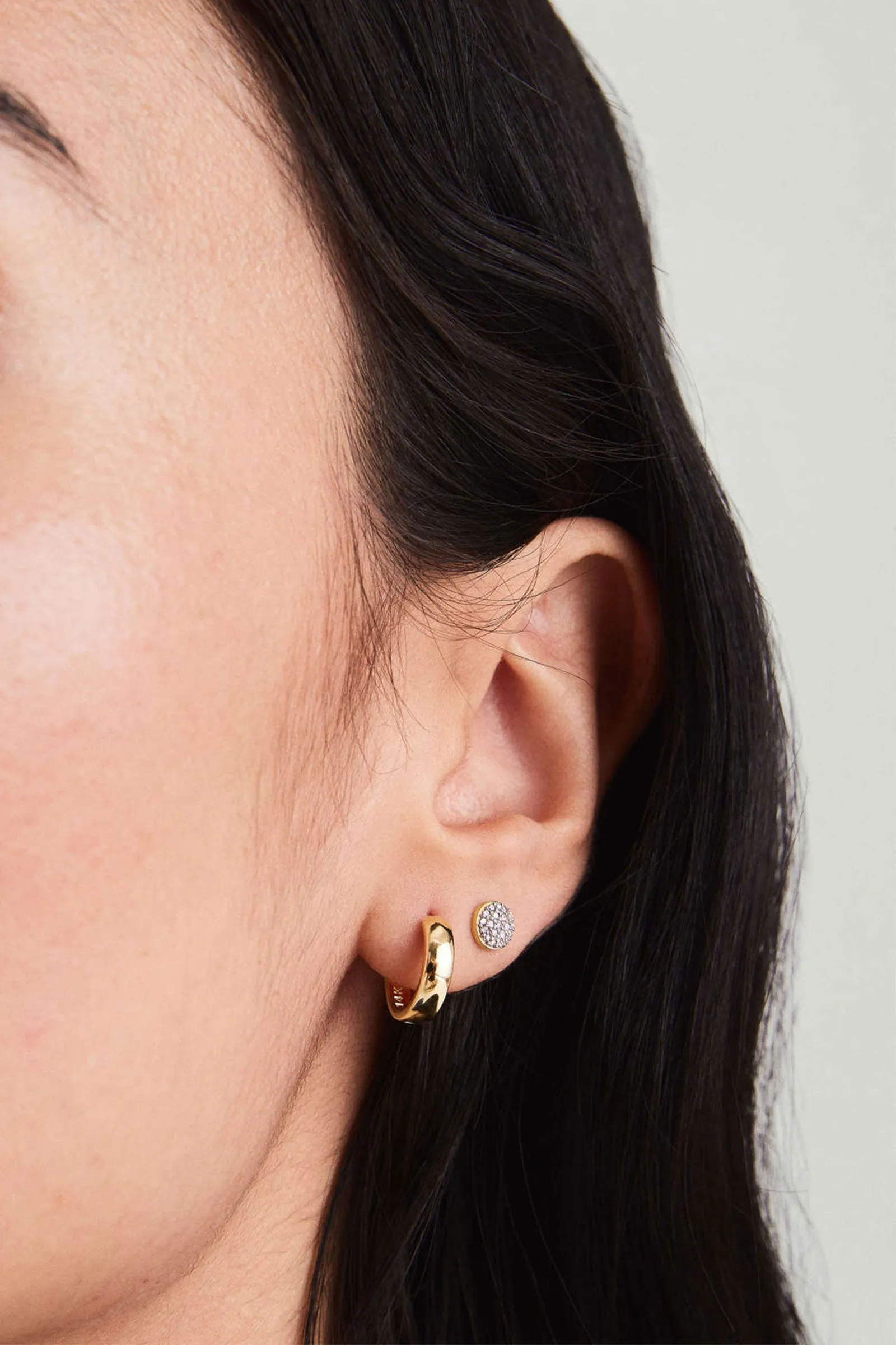 Bold Huggie Hoops