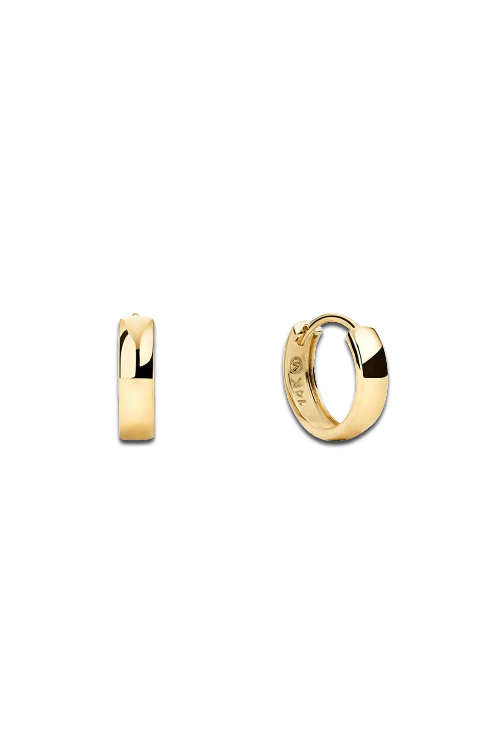 Bold Huggie Hoops