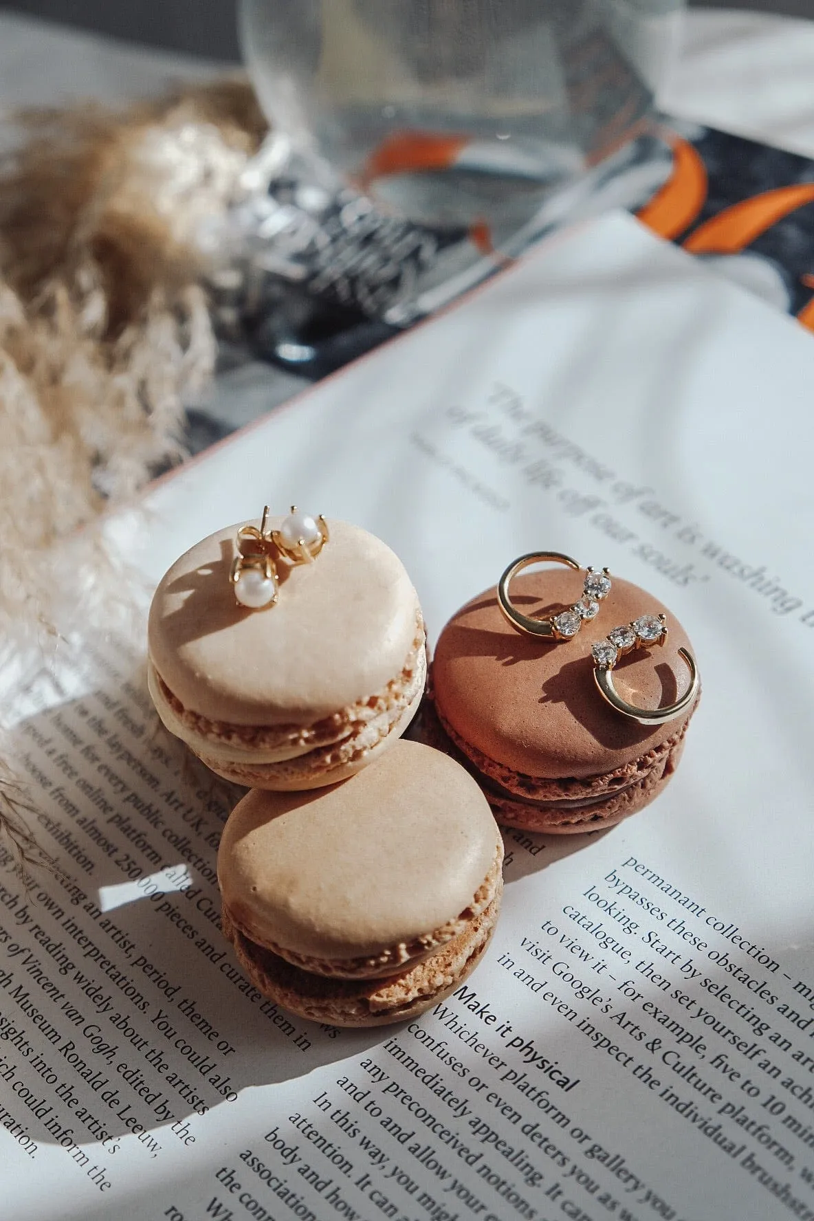 Bridal Crystal Circular Curve Studs