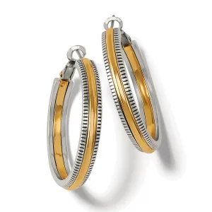 Brighton | Interlock Heirloom Two Tone Hoop Earrings