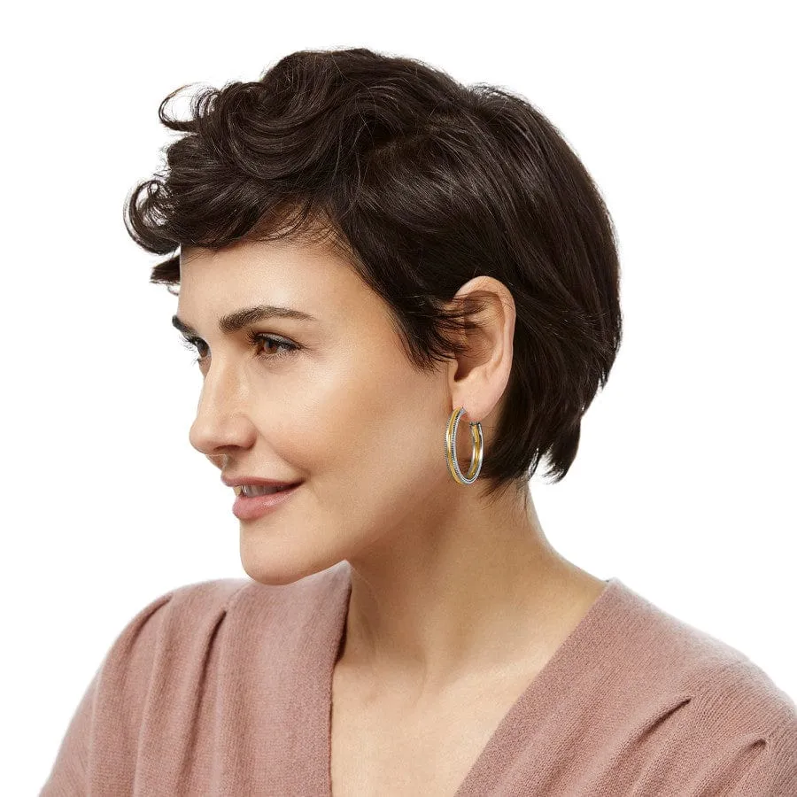 Brighton | Interlock Heirloom Two Tone Hoop Earrings