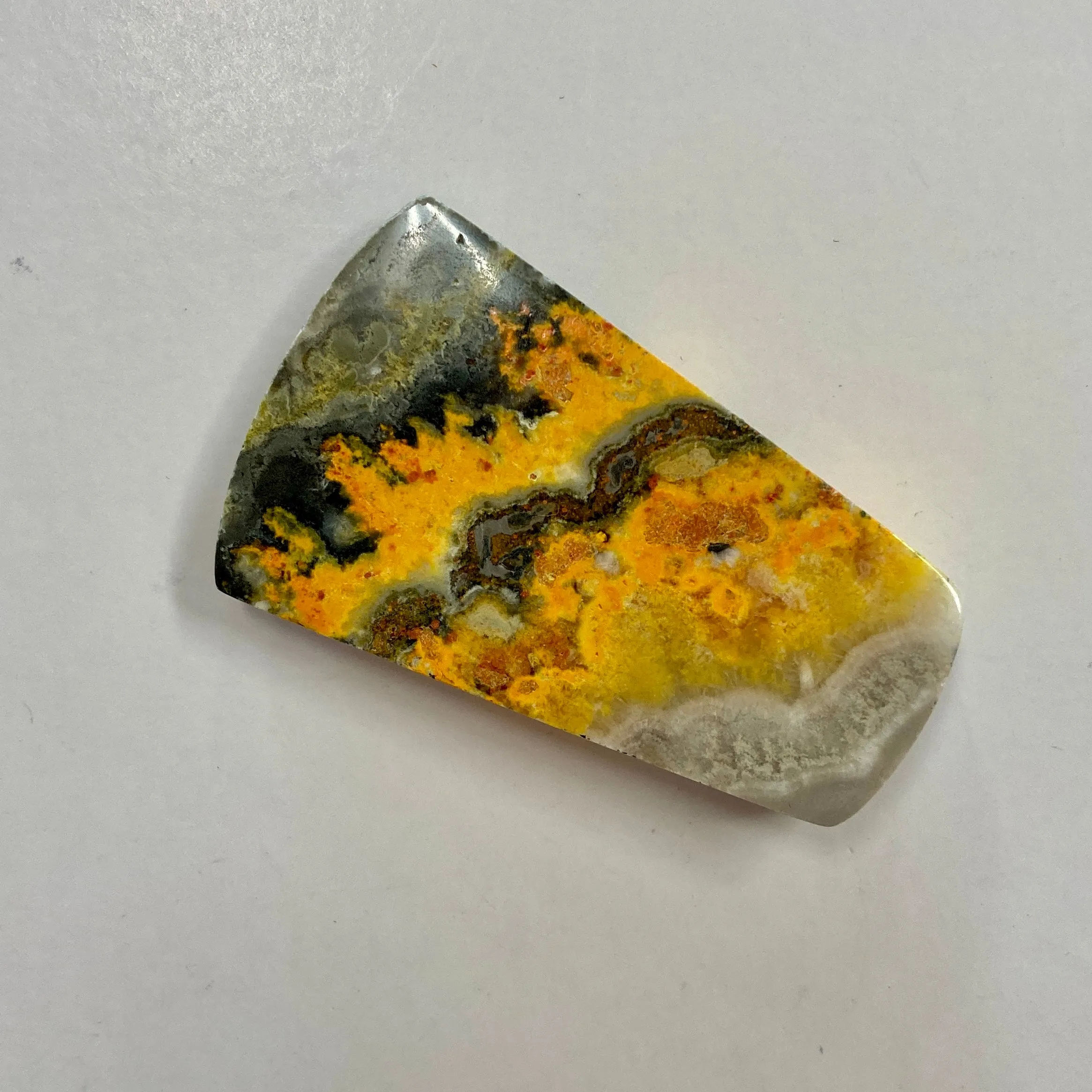 Bumblebee Jasper Tapered Baguette Cut Cabochon