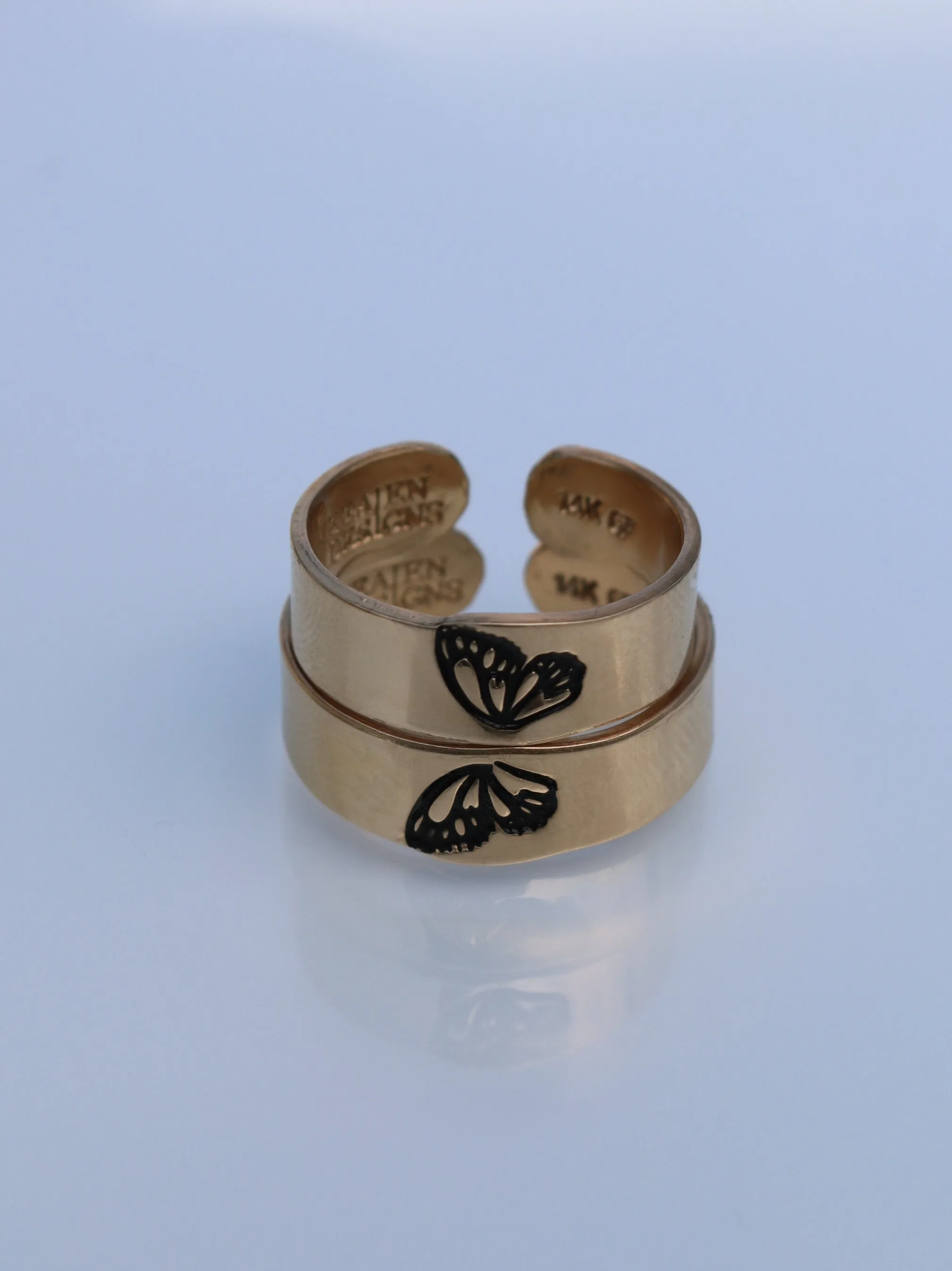 Butterfly Ring Set