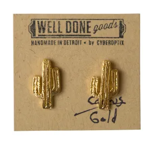 Cactus Stud Earrings
