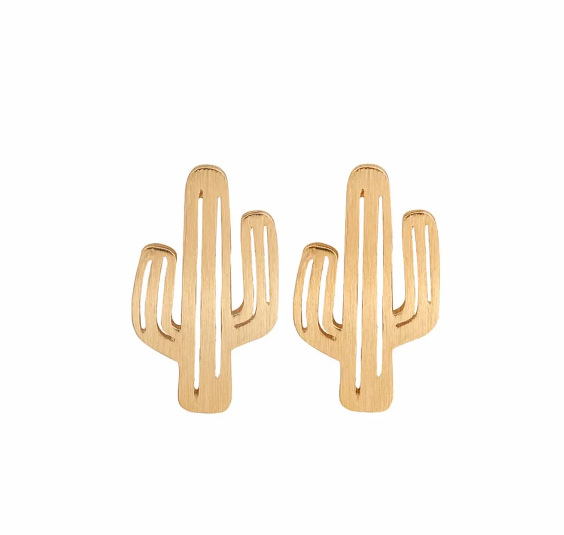 Cactus Stud Earrings
