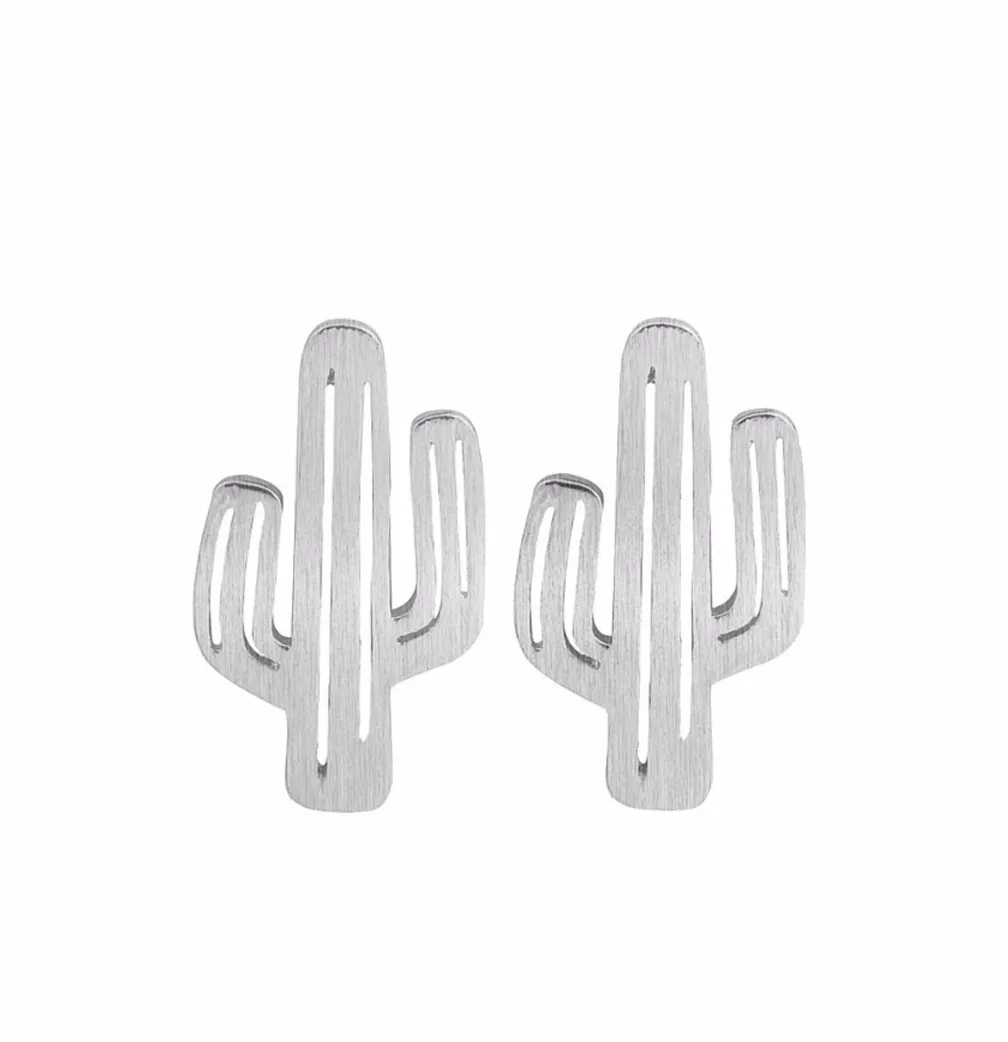 Cactus Stud Earrings