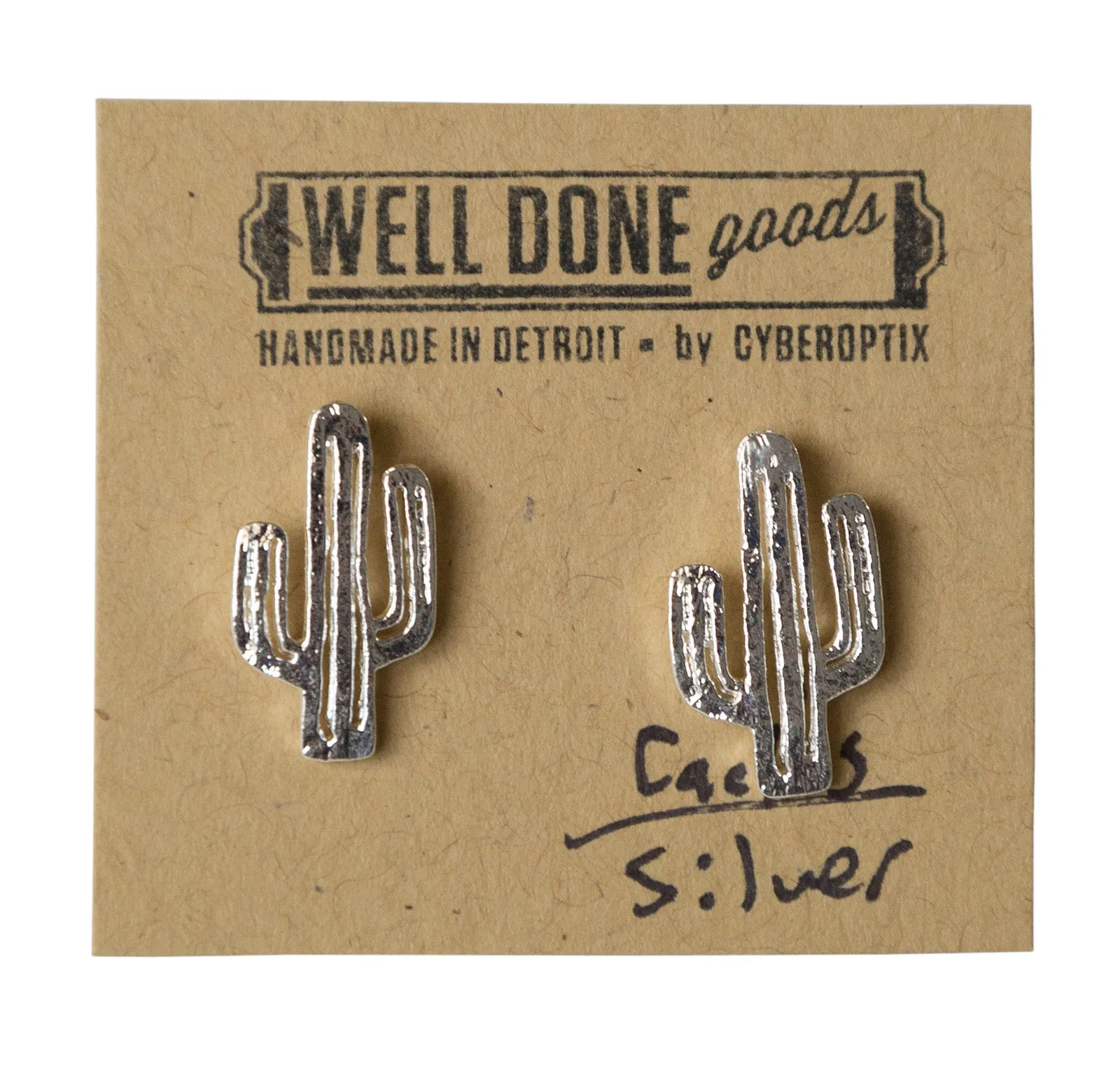 Cactus Stud Earrings