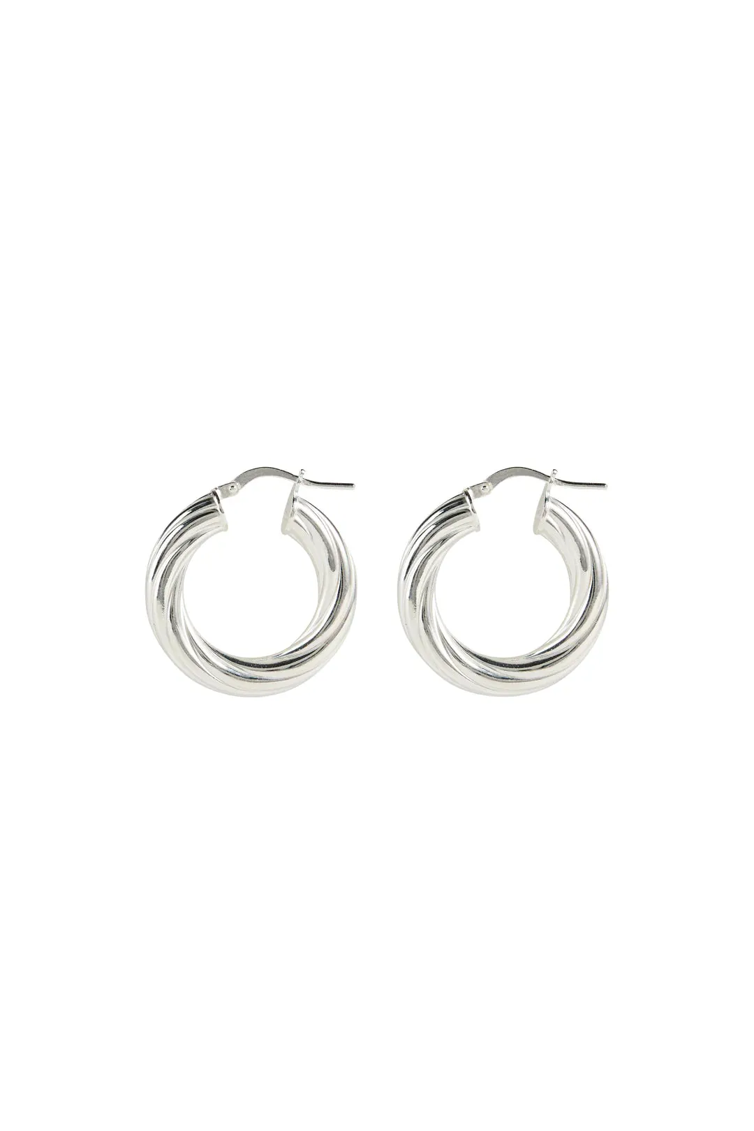 Calas Sterling Hoops | Lisbeth