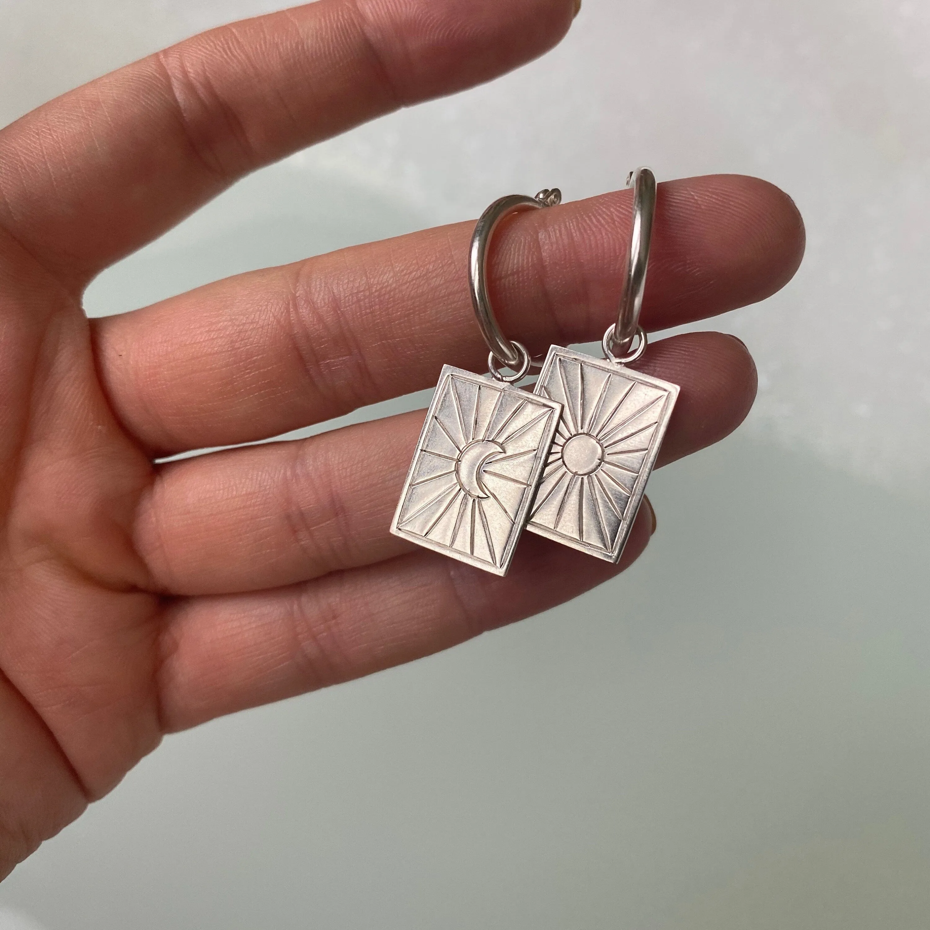 Calling of the Universe Sterling Silver Earrings