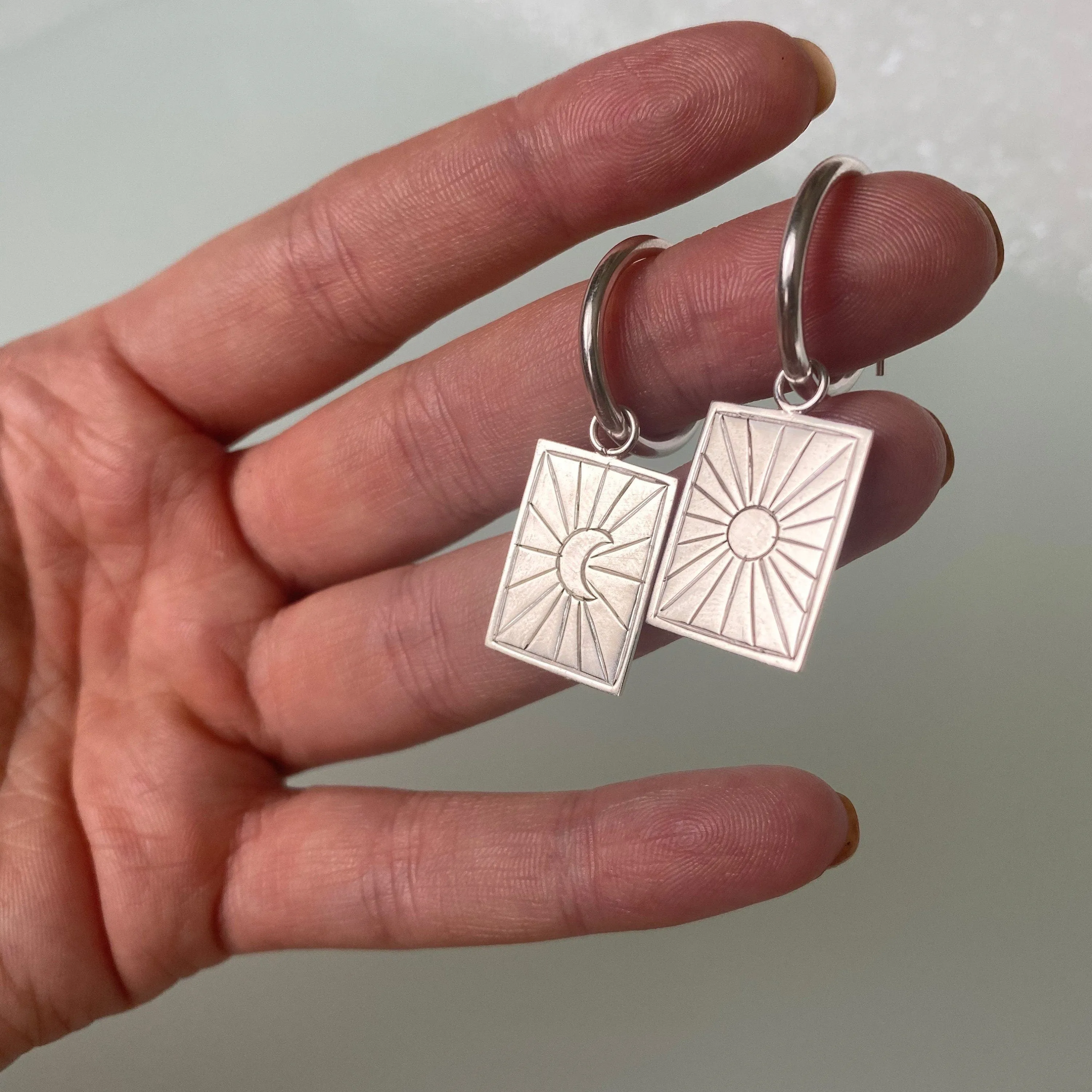 Calling of the Universe Sterling Silver Earrings