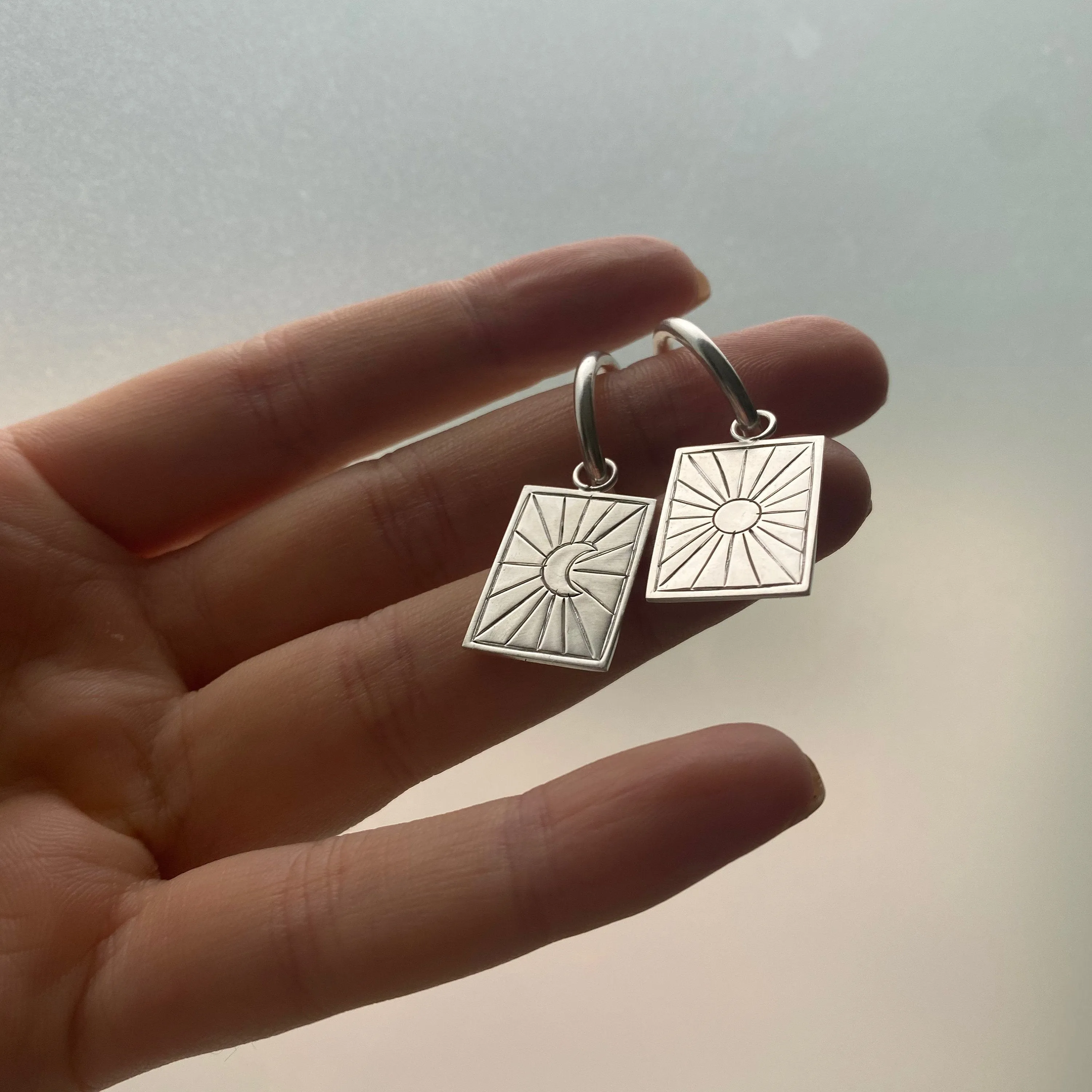 Calling of the Universe Sterling Silver Earrings