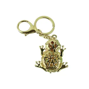 Cat Eye Stone Crystal Key Chain