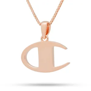 Champion Heritage Rose Gold 925 Sterling Silver Vermeil Necklace