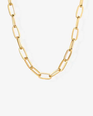 Chunky Paperclip Chain Necklace