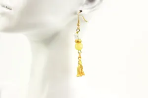 Citrine Tassel Earrings