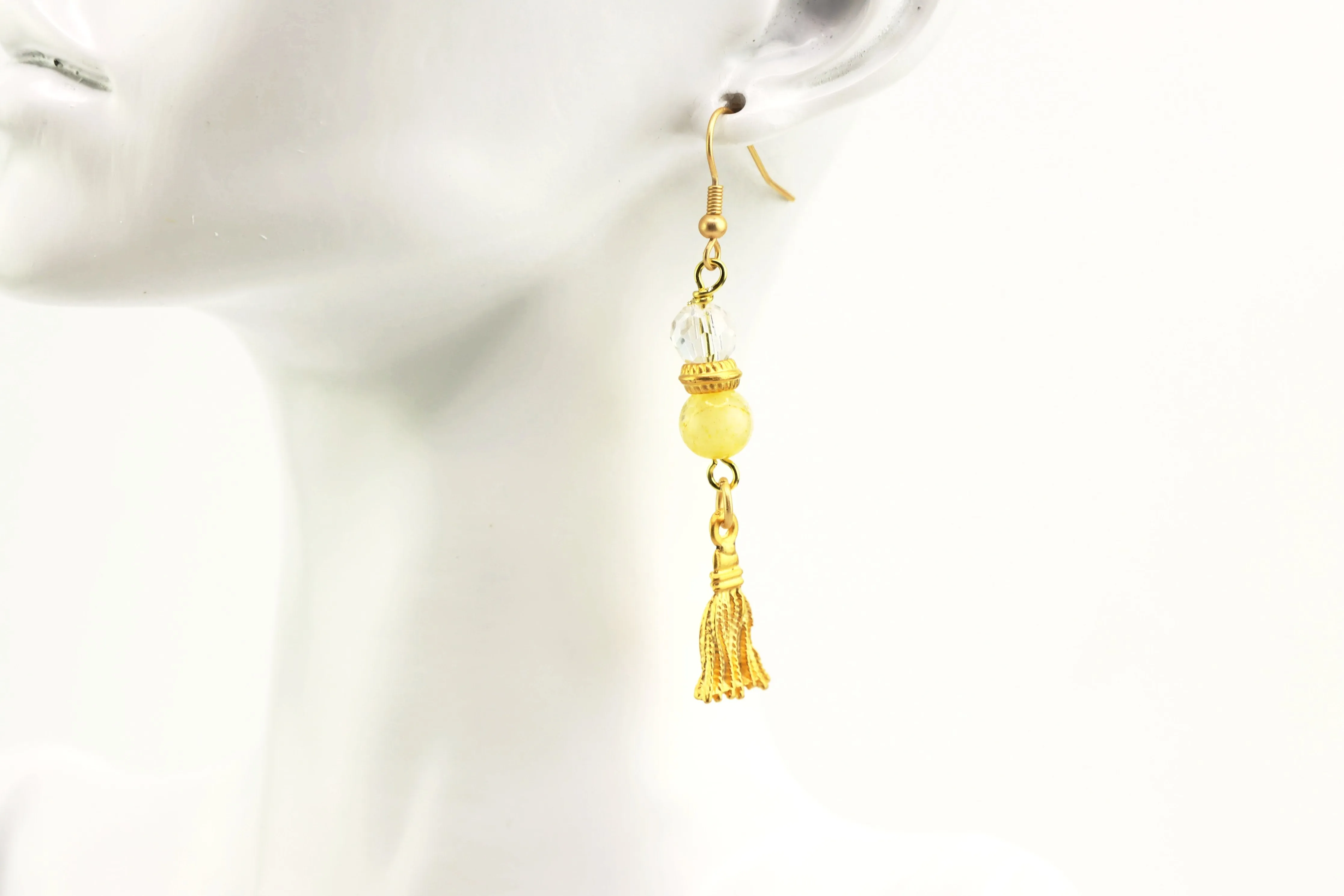 Citrine Tassel Earrings